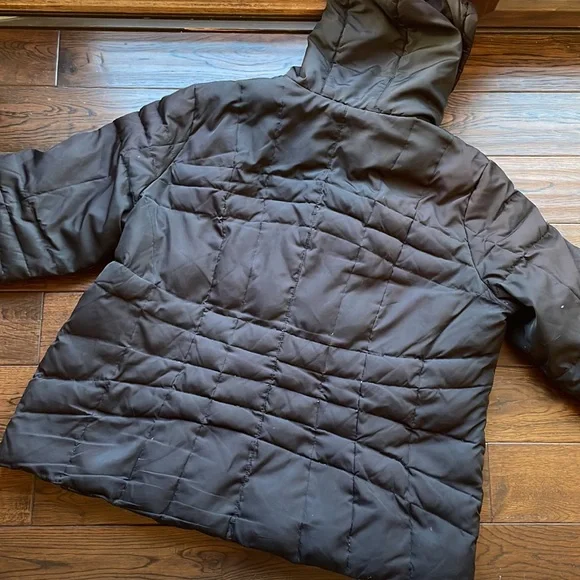 Calvin Klein black down jacket hooded plus size 3X - Picture 12 of 15